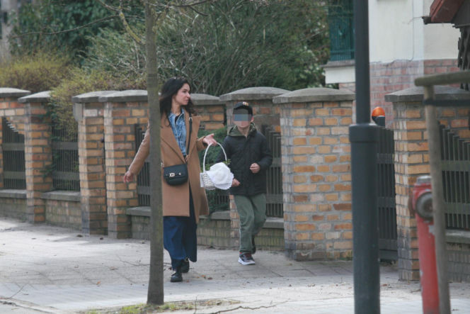 Marta Kaczyńska ze święconką