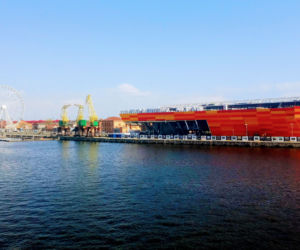 Budowa Morskiego Centrum Nauki w Szczecinie - kwiecień 2021