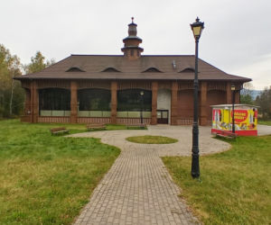 Opuszczony park wodny w Wysowej Zdrój