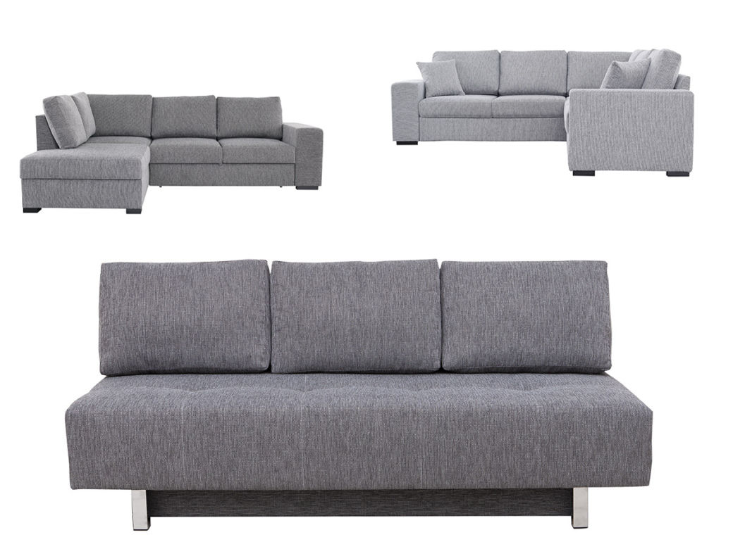 Szara sofa do salonu: szare meble tapicerowane