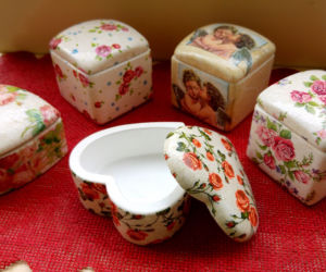 Szkatułki Decoupage