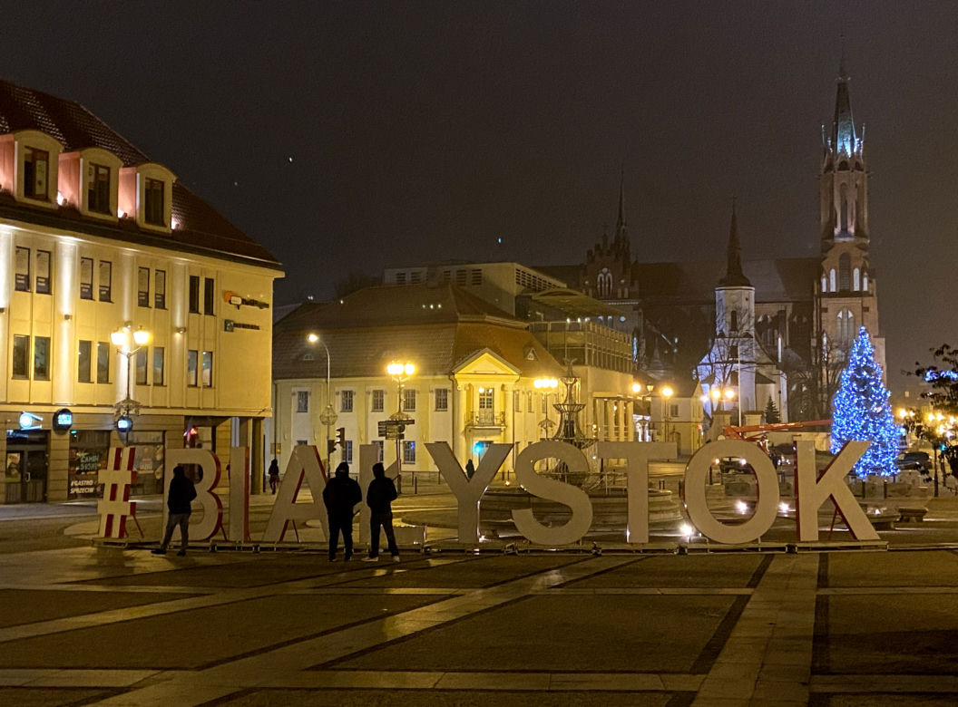 Strajk Kobiet "przeciwko brutalności policji", Białystok, 2 grudnia 2020 r.