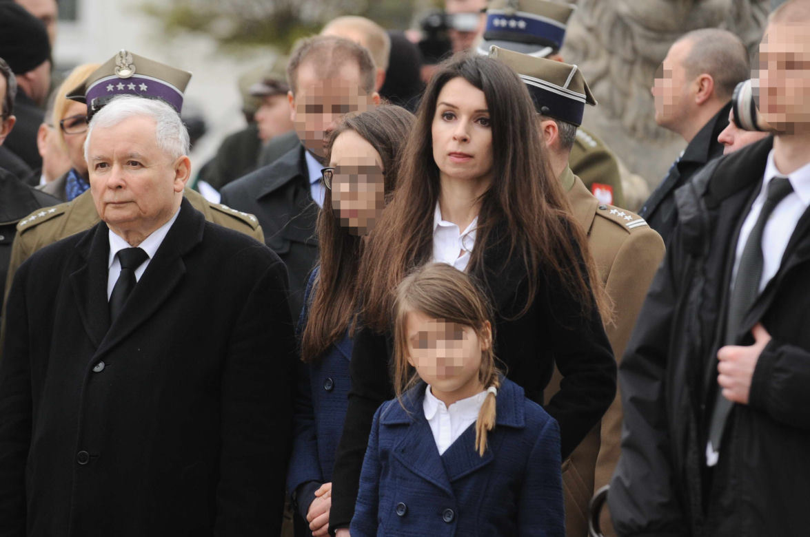 Marta Kaczyńska ze stryjem Jarosławem Kaczyńskim
