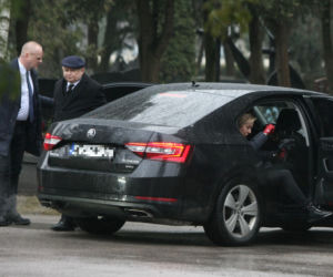 Jarosław Kaczyński na obchodach miesięcznicy smoleńskiej
