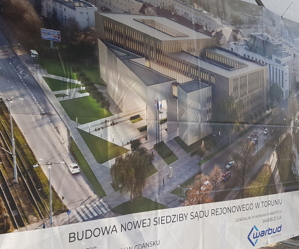 Największa inwestycja polskiego wymiaru sprawiedliwości w Toruniu - koszt to 153 miliony złotych