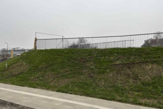 Zniszczenia w parku nad POW