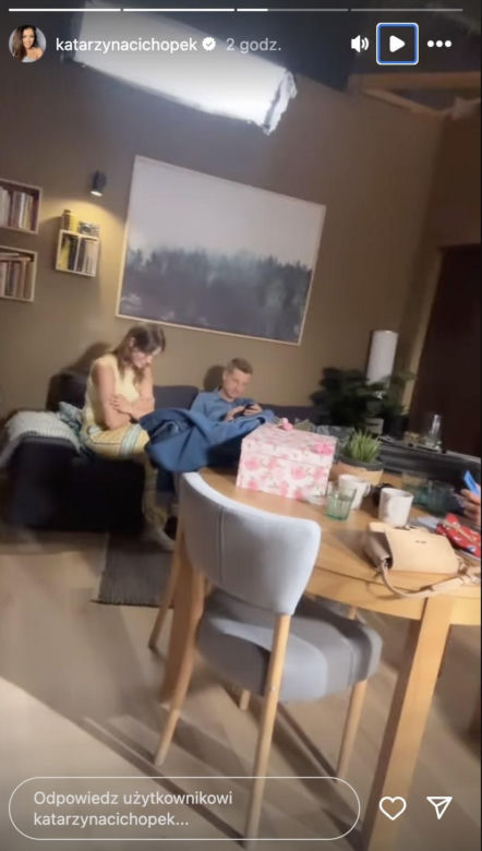 M jak miłość na planie. Franka (Dominika Kachlik), Paweł (Rafał Mroczek)