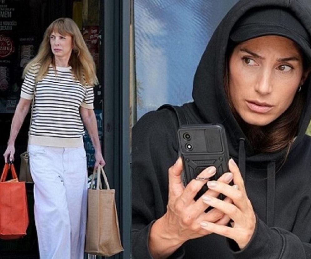 Zestawienie dwóch zdjęć: po lewej aktorka Katarzyna Tlałka jako Agnieszka Zarzeczna z serialu „Barwy szczęścia” w biało-czarnej bluzce w paski, białych spodniach, niosąca torby z zakupami; po prawej aktorka Orina Krajewska jako Celina Brońska, ubrana w czarną bluzę z kapturem i czapkę z daszkiem, trzymająca telefon w dłoniach i patrząca w bok. O ich losach przeczytasz na Super Seriale.