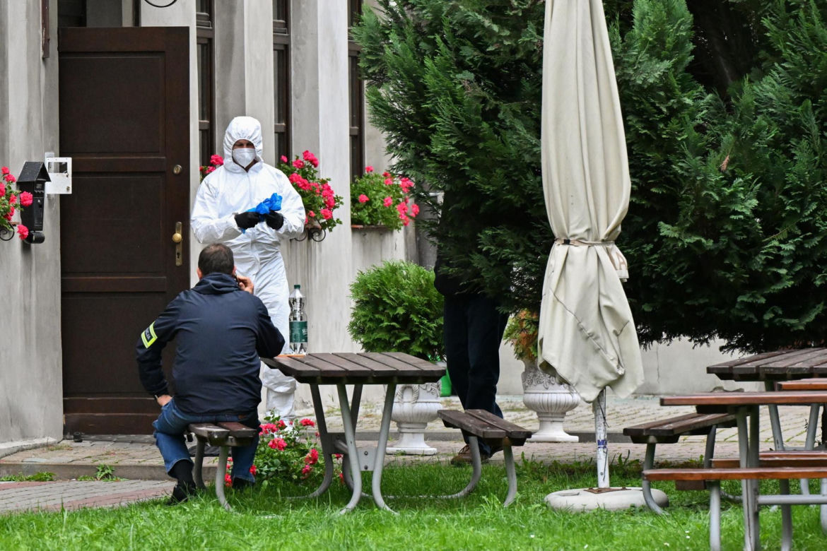 Nagranie po ataku nożownika w Jarosławiu. To on doprowadził do krwawej masakry