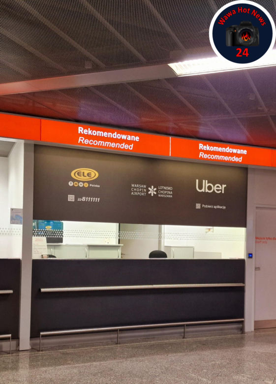 Uber zaczął obsługę pasażerów na lotnisku Chopina. Kończy się taksówkarski monopol