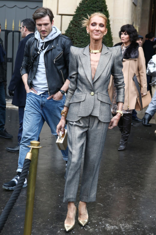 Celine Dion na Paris Fashion Week 2019