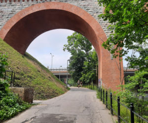 Olsztyn. Remont zabytkowego wiaduktu nad Łyną