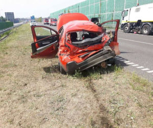 Piekary Śląskie: Śmiertelny wypadek na autostradzie A1 [ZDJĘCIA]