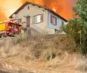 Pożary w Hiszpanii dosięgają turystów! Kłęby dymu tuż obok hotelu