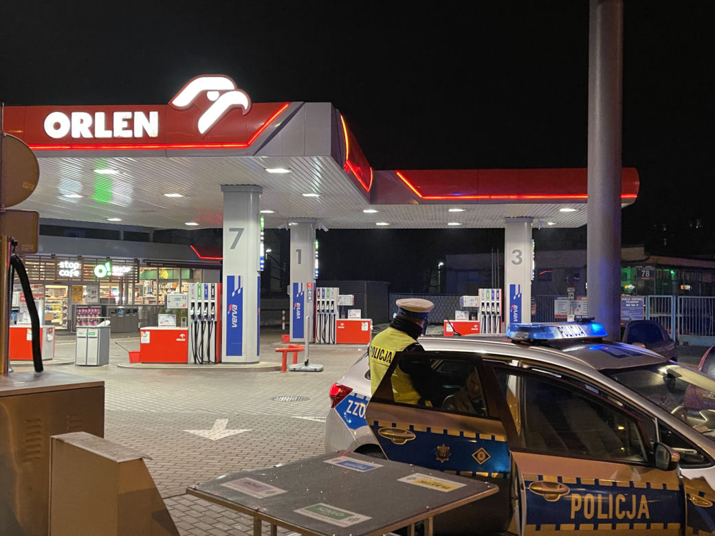 Pijany po rozwodzie podjechał po benzynę