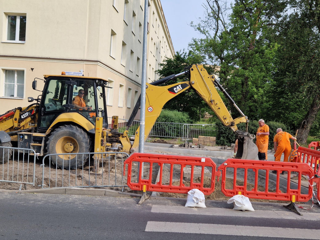 Budowa ścieżek rowerowych na osiedlu Leśnym w Bydgoszczy 