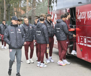 Polska - Albania. Reprezentacja Polski na spacerze