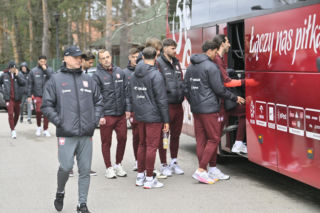 Polska - Albania. Reprezentacja Polski na spacerze