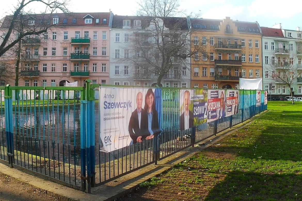 Przedwyborcza "baneroza" w Szczecinie