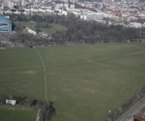 Kraków z lotu ptaka w czasie kwarantanny