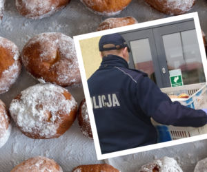Miałem ochotę na coś słodkiego. Złodziej ukradł DWIE SKRZYNKI pączków spod sklepu