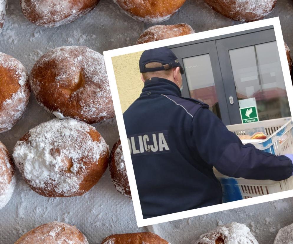 Miałem ochotę na coś słodkiego. Złodziej ukradł DWIE SKRZYNKI pączków spod sklepu