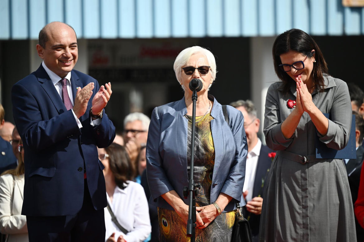 Danuta Wałęsa na obchodach 45. rocznicy podpisania Porozumień Sierpniowych
