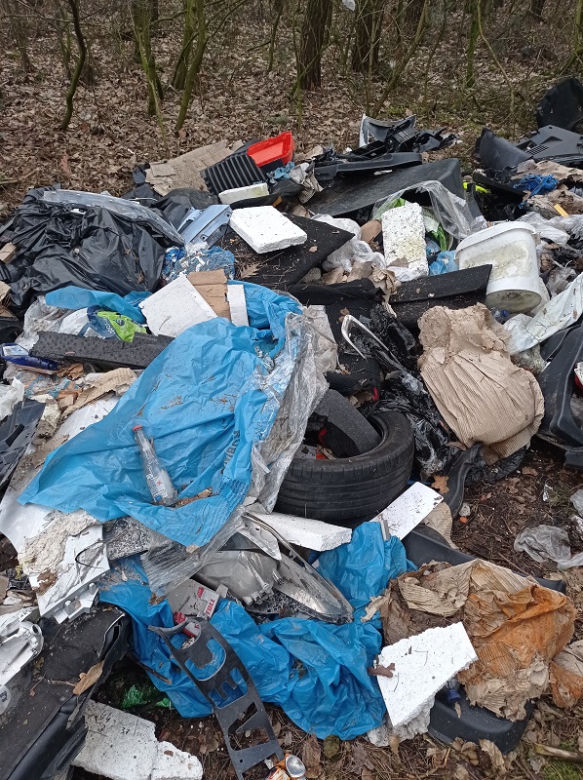 Czerniejewo: Urządził sobie potężne wysypisko w lesie! Nie ma zamiaru tego posprzątać