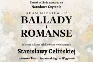 Narodowe Czytanie na zamku w Liwie ze Stanisławą Celińską już 3 września!