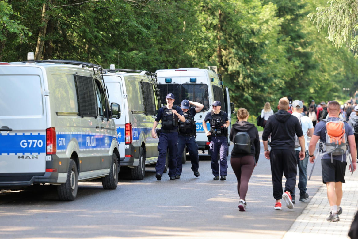 Protest przeciw przewozom konnym do Morskiego Oka