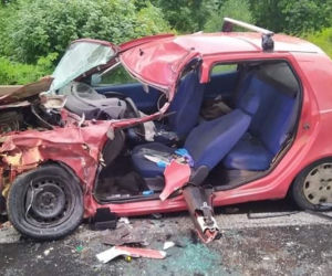 Groźny wypadek na drodze krajowej nr 8 pod Wrocławiem