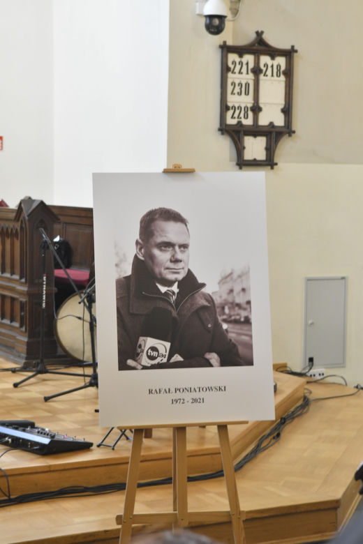 Pogrzeb dziennikarza Rafała Poniatowskiego