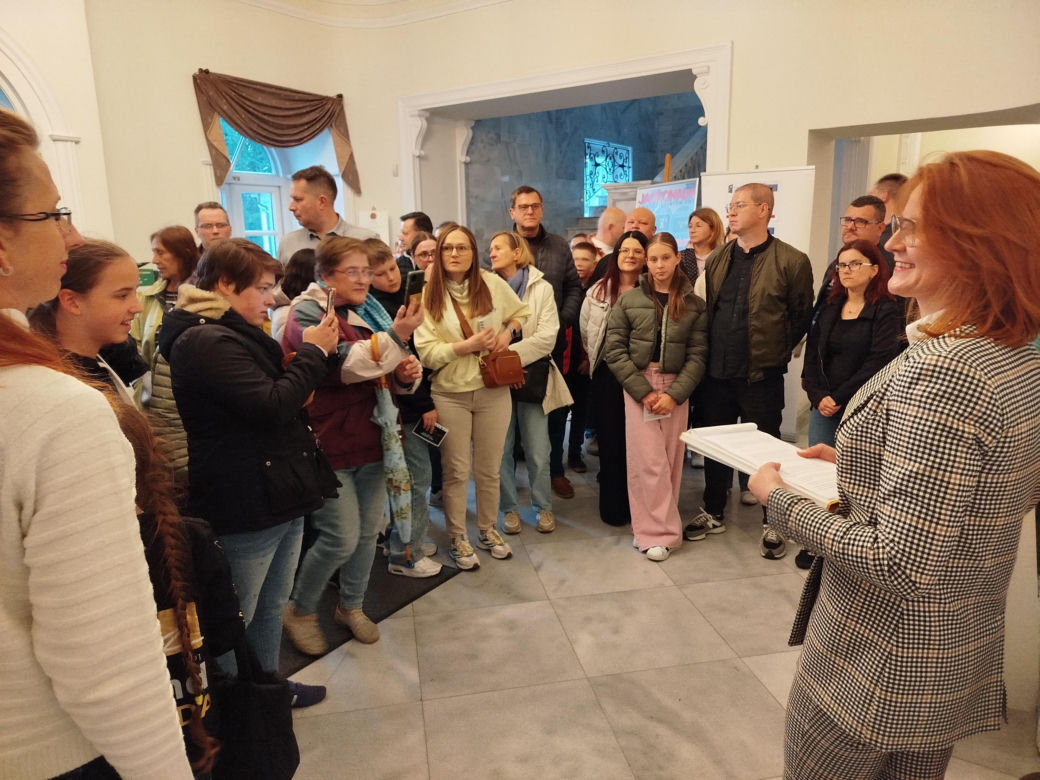 Podczas Nocy Muzeów Siedlczanie mogli poznać historię Pałacu Ogińskich i ciekawostki o mieście