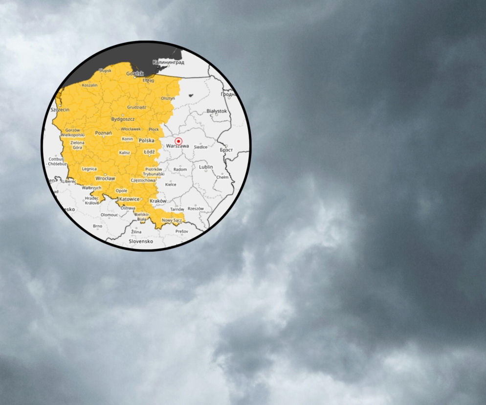 Pogoda nie odpuszcza. IMGW wydaje żółte alerty dla połowy Polski