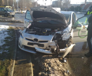 Olsztyn: Karambol na skrzyżowaniu Pstrowskiego/Sikorskiego