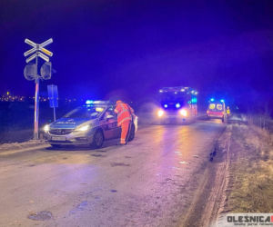 Wypadek na przejeździe kolejowym między Boguszycami i Dąbrową