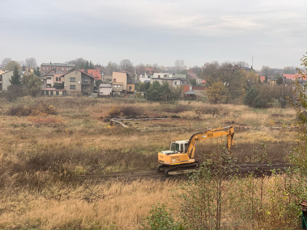 2019 rok, początki budowy osiedla przy ul. Niskiej