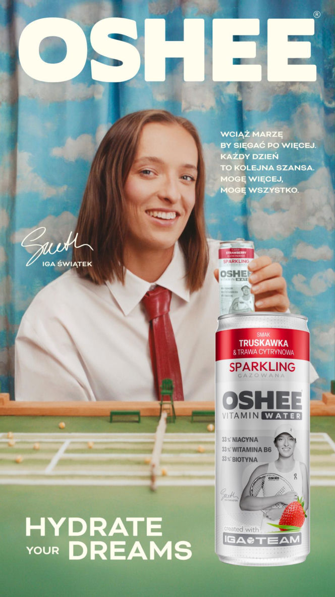 Iga Świątek w nowej kampanii OSHEE