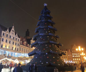 Jarmark Bożonarodzeniowy we Wrocławiu po zmroku. Robi wrażenie! [ZDJĘCIA]