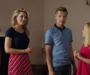 M jak miłość odc. 1402. Paweł (Rafał Mroczek), Julka (Joanna Kuberska), Basia (Gabriela Raczyńska)