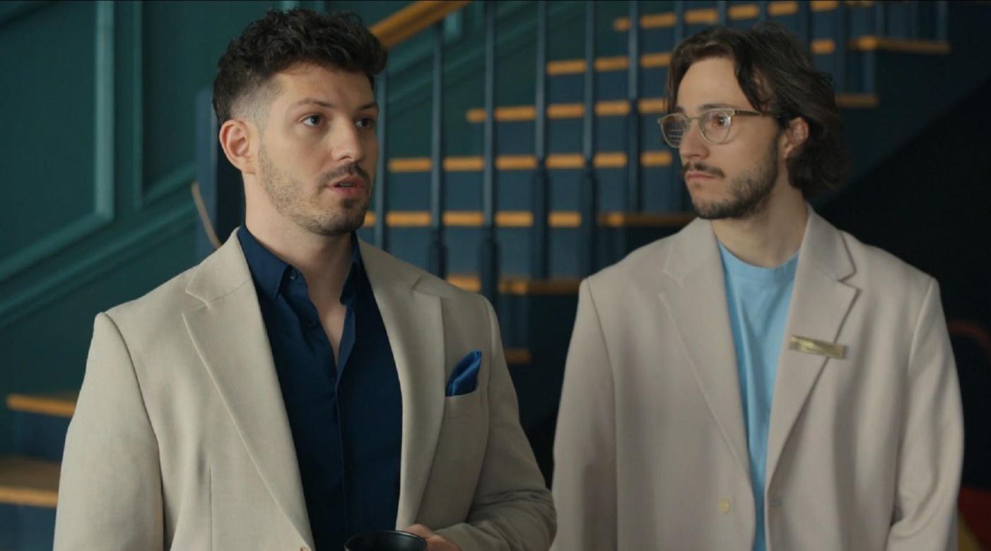 Barwy szczęścia odc. 3418. Justin (Jasper Sołtysiewicz), Kajtek (Jakub Dmochowski)