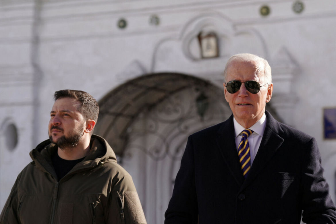 Prezydent Biden spotkał się w Kijowie z prezydentem Zełenskim