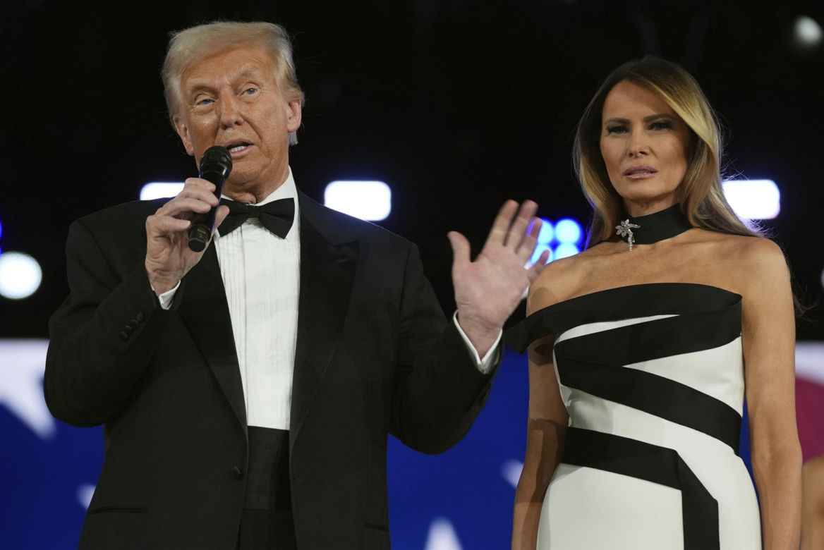 Pierwszy taniec pierwszej pary! Tak Donald Trump i Melania świętowali zaprzysiężenie