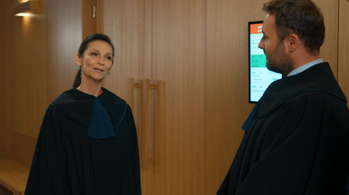 	Barwy szczęścia odc. 3147. Sylwia Paszkowska (Olga Bończyk), Klemens (Sebastian Perdek)