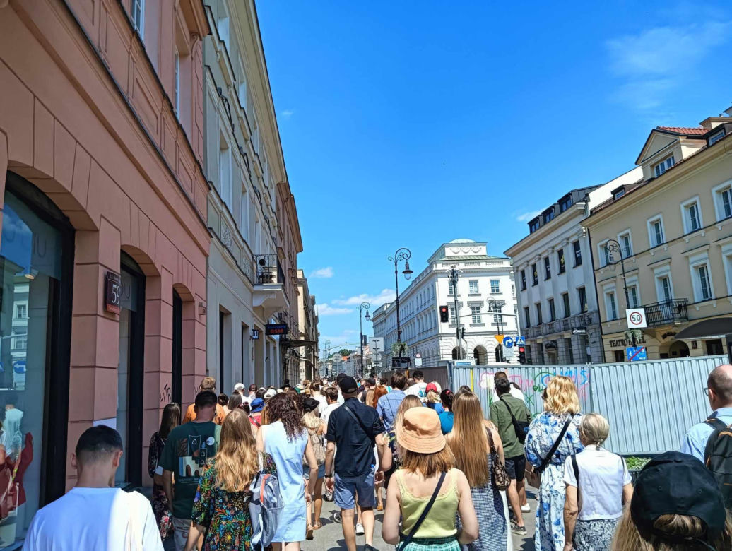 Kawowy ślad w centrum Warszawy