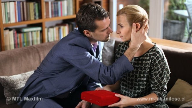 M jak miłość. Michał (Paweł Okraska), Małgosia (Joanna Koroniewska)