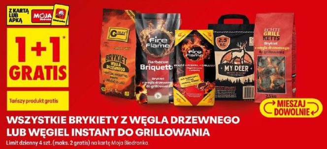 promocja na brykiet w Biedronce
