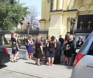 Ostatnie pożegnanie Dawidka