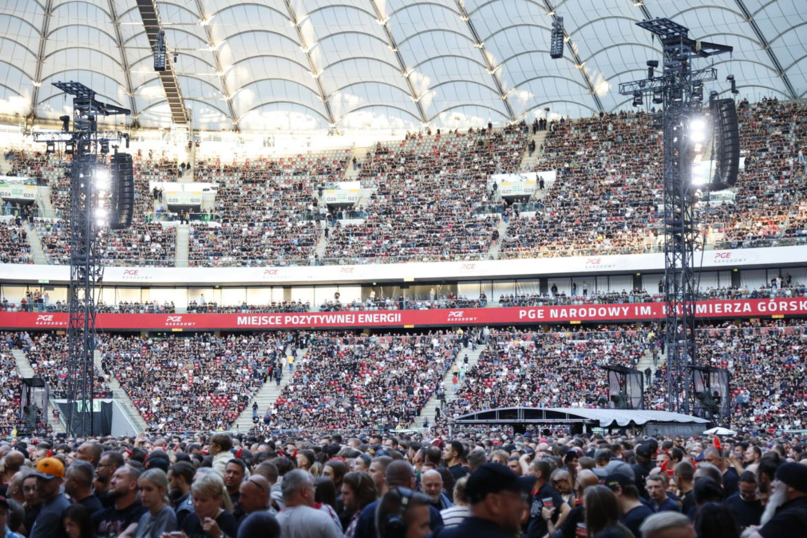 Koncert AC/DC w Warszawie (4.07.2025) - część druga. Organizatorem koncertu jest Live Nation