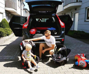 Marcin Mroczek z synem